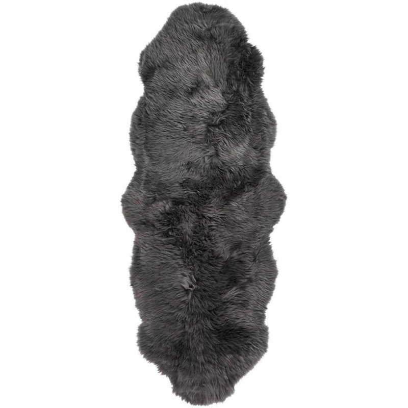 New Zealand Solid Colour Sheepskin Standard 60cm X 160cm Area Rug