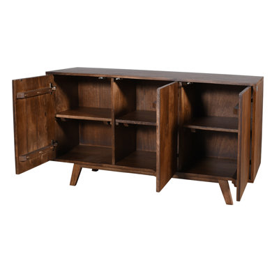 Crowell 120cm Solid Wood Sideboard