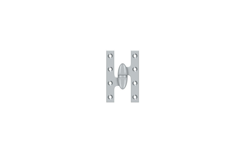 Hinge, Left Hand, Brushed Chrome