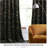 Back Tab Floral Velvet Curtains