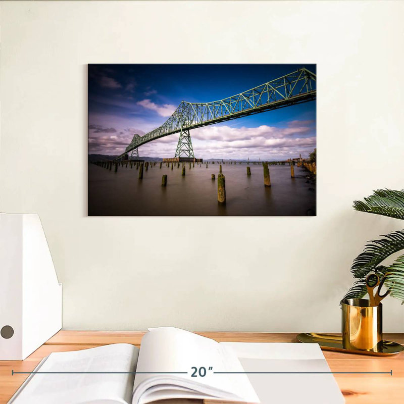 Lilie Astoria Megler Bridge, H 8 po x l 12 po