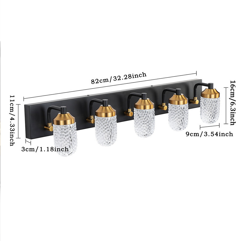 5 - Light LED Vanity Light