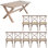 American Style Solid Wood Rectangular Dining Table