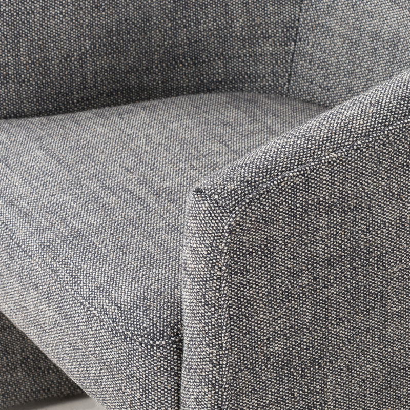 Fae Wide Barrel Chair, Barron Smoke
