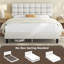 Lit plateforme tapissier Contemporary-1010778108-1010778107