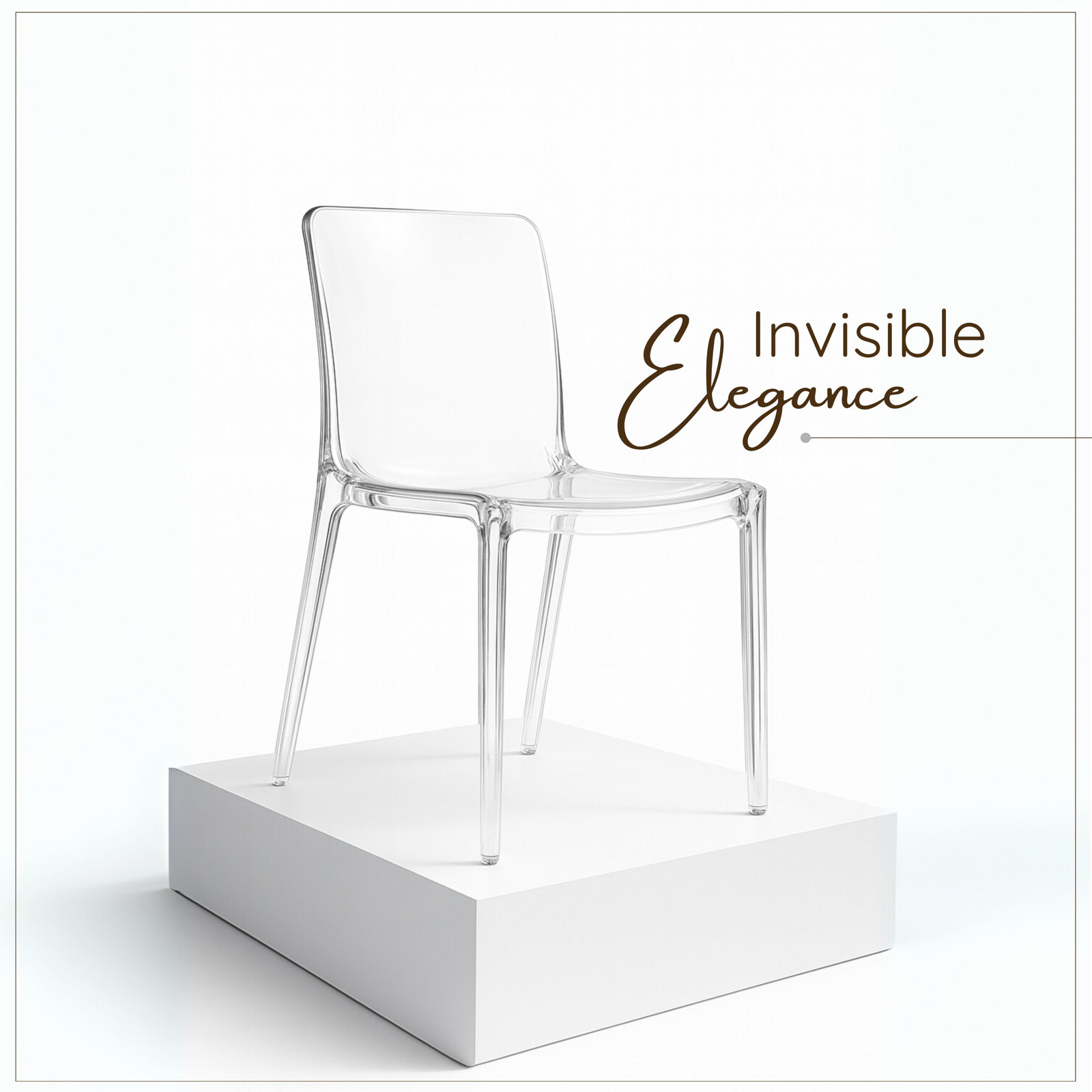 Lade Side Chair, Clear, Individual