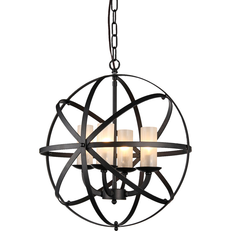 Newark 4 - Light Globe Chandelier