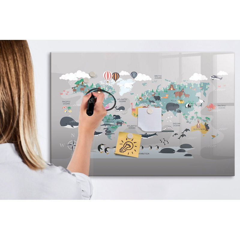 Magnetic Glass Dry Erase Board