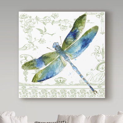 «Deagen» Dragonfly Bliss 8 », impression sur toile tendue