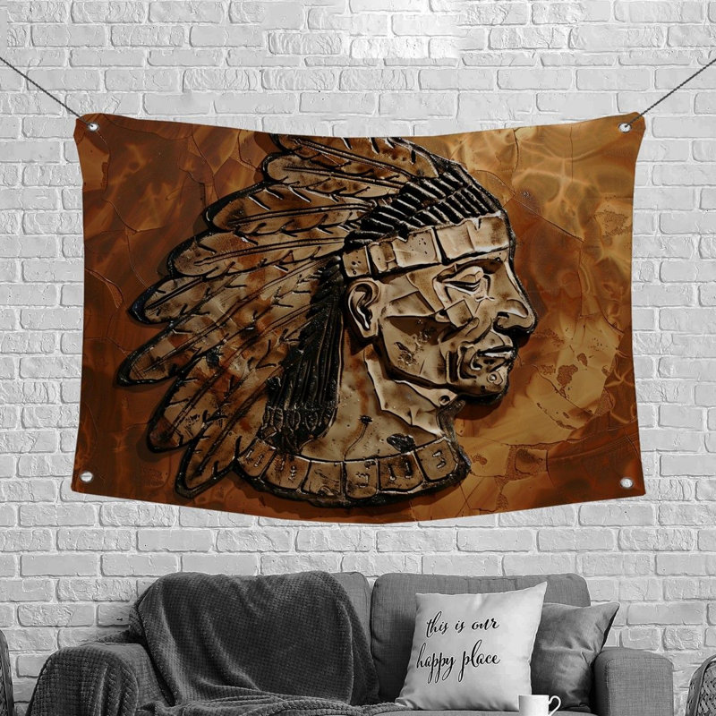 Tapisserie en microfibre, H 68 po x l 80 po