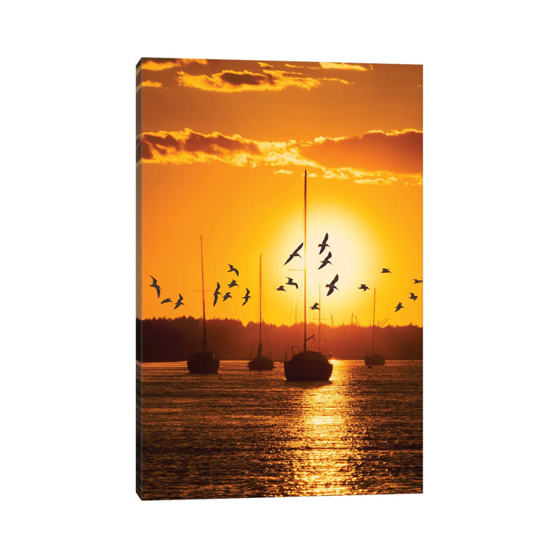 Water & Land II by PHBurchett - Wrapped Canvas Painting, 66.04 cm H x 45.72 cm W x 1.91 cm D