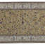 Chemin de table doré et beige noué à la main de haute qualité