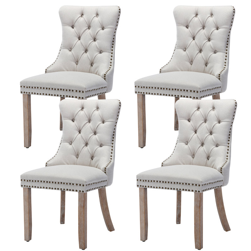 Chaise de salle à manger Kenta, Brun, Bois blanc