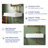 23.43'' x 16.54'' White Rectangular Vitreous China Wall Mount Bathroom Sink With Overflow