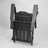 HDPE Folding Adirondack Chair With Dual Cup Holder-1548822709