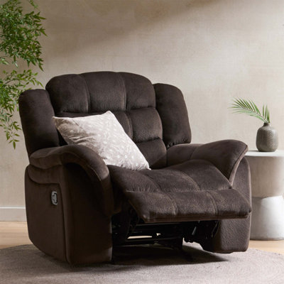 Fauteuil inclinable et oscillant classique en tissu classique pour un confort et une élégance inégalés dans tout espace de vie