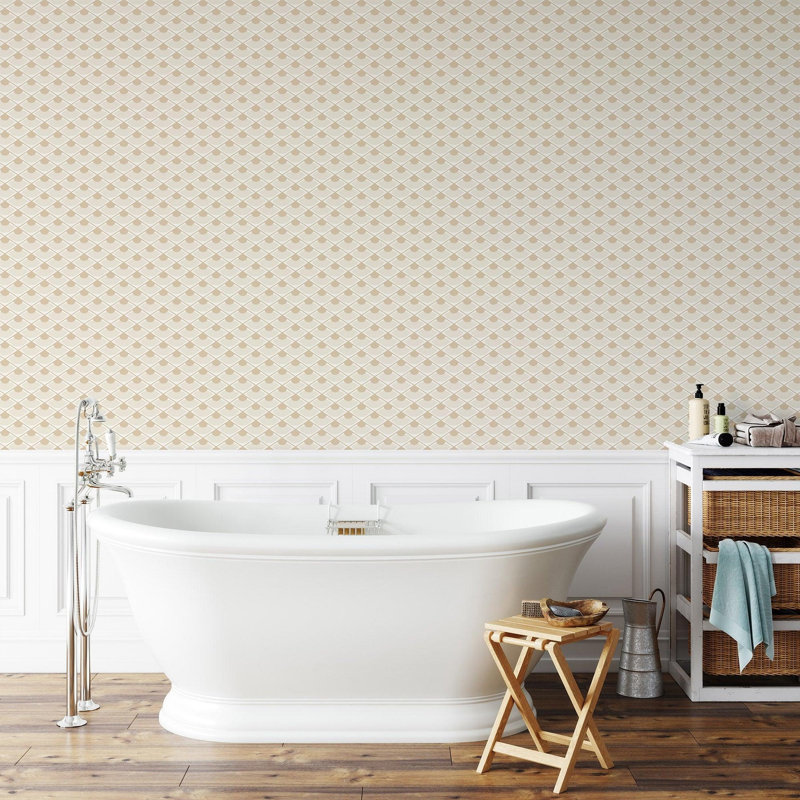 Don't Be Koi - Wallpaper by Julianne Taylor Style, Whale, Faux Grasscloth