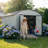 10 ft. W x 12 ft. D Metal Storage Shed
