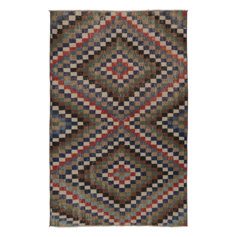 Distressed One-of-a-Kind 3'6X5'7 Area Rug
