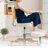 Olamide 25.8" Wide Modern Cross Chair With Adjustable Height, Ergonomic ADHD Desk Kneeling Chair For Yoga Office