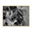 Coups de peinture gris foncé - reproduction sur toile-2099624947-2099624944