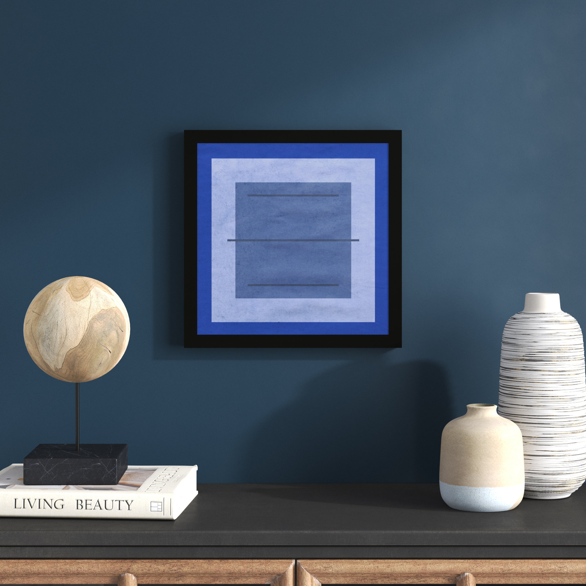 Azul Rocio by Oliver Gal, Gold, 14" H x 14" W x 0.5" D