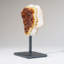 Citrine Quartz Crystal Cluster on Metal Stand (7.5", 2.3 Lbs)