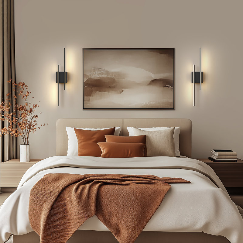 23.6'' Rechargeable Wallchiere Armed Wall Sconce Light With Remote Control