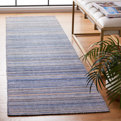Abdirahmaan Flat Weave Performance Striped Rug