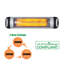 Aliciamarie Electric Mounted Heater