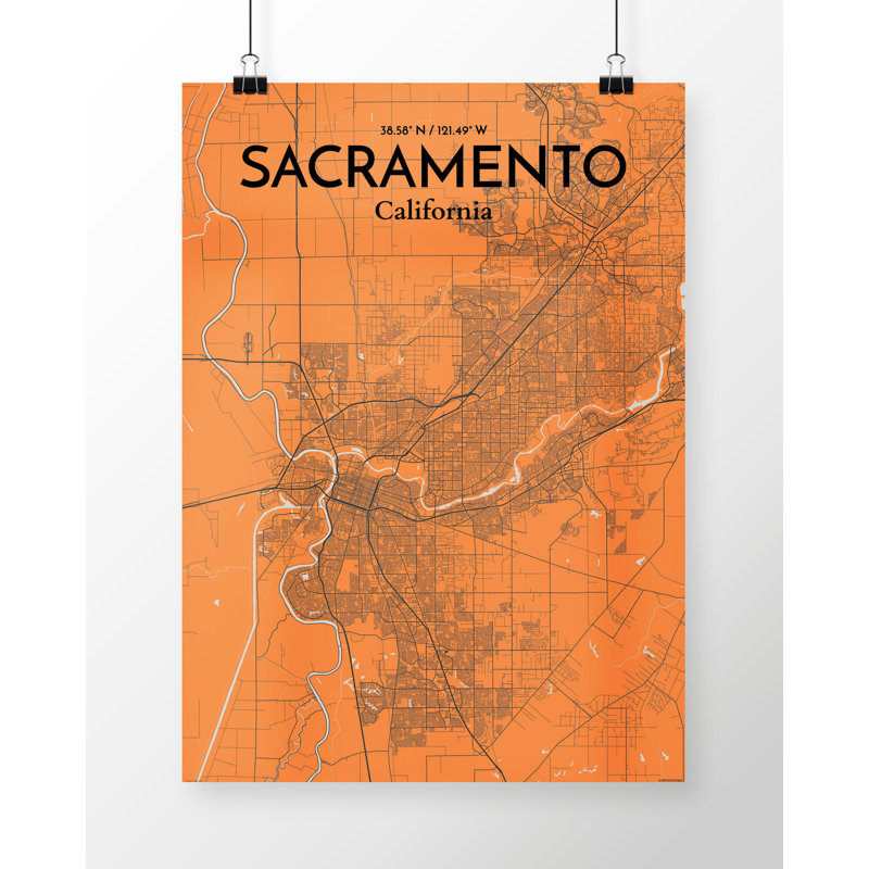 Sacramento - No Frame Print, 91.4 cm H x 61 cm W x 0.1 cm D