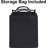 Naedelyn Portable Folding Black Camping Chair Beach Chair 1-Pack