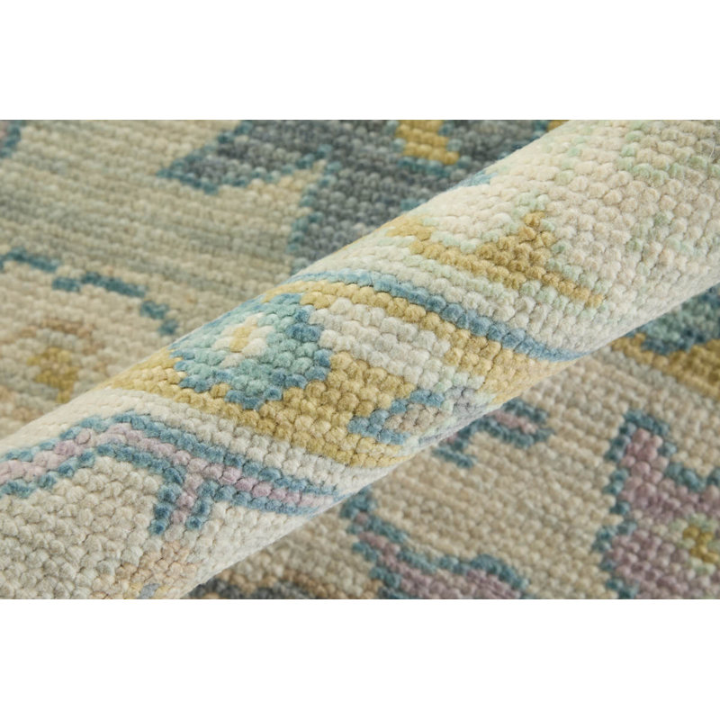 Karina Hand Knotted Wool Oriental Area Rug, Rectangle 2' x 3'