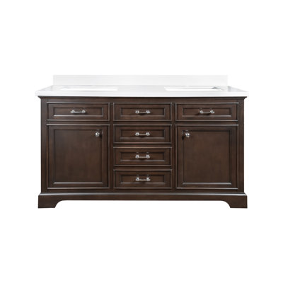 Ensemble de meuble-lavabo double 61 po Harkness