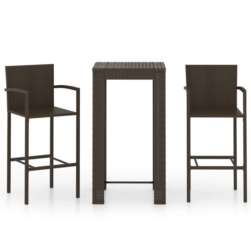 2 - Person Patio Dining Set Square Table
