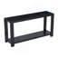 Caractéristiques distinctives d'une console minimaliste avec tablette inférieure et quatre pieds, convenant au vestibule, au couloir, au salon, au vestibule, au couloir