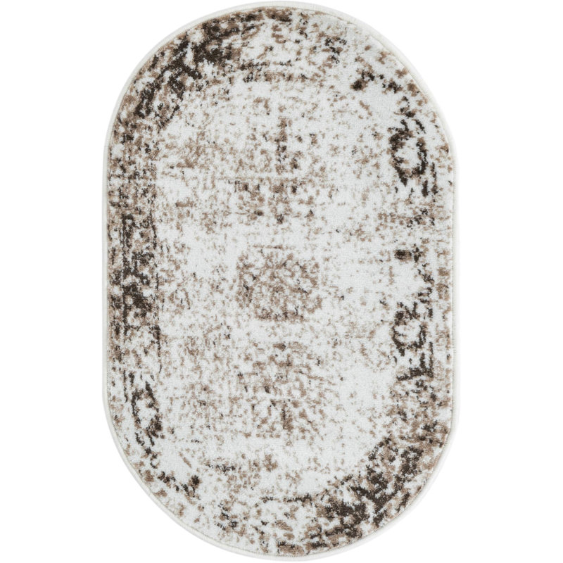 Mangine Indoor Rug, Oval 2' x 3'1"