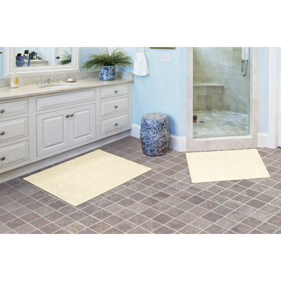 Roanoke Cotton 2 Piece Bath Rug Set with Non-Slip Backing