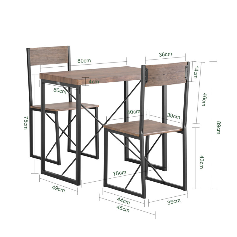 Kedzie 2 - Person Dining Set