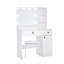Ensemble de meuble-lavabo avec lumières, ensemble de meuble-lavabo avec miroir, blanc