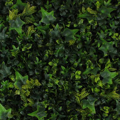 English Garden Foliage UV-protected for Outdoor Decor. 20"x20" panels (Set of 2)