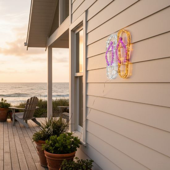 2D Flip Flops Sign