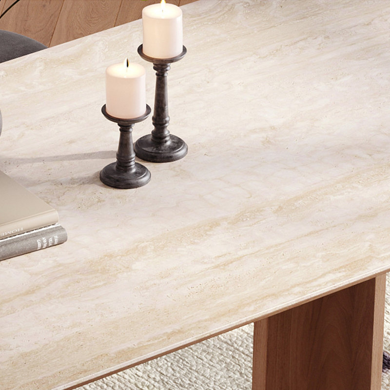 Table de salle à manger rectangulaire French French, H 29,53 po x L 62,99 po x l 31,5 po