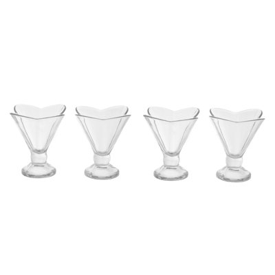 Marlow Home Co. Triana Glass Stainless Steel Serving Bowl