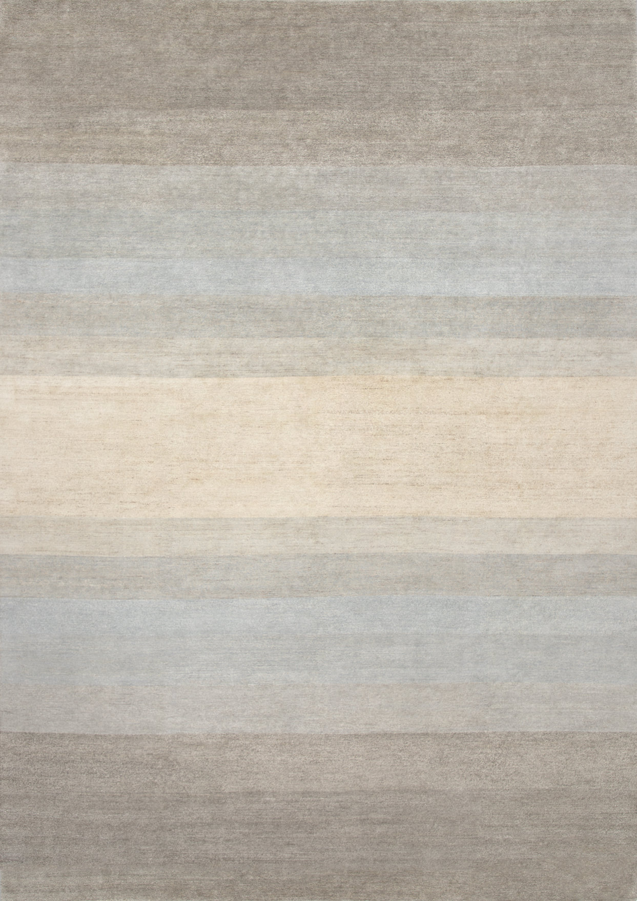 New Rugs Signag New Moon Rugs Fade Ombre Hand-Knotted Natural Fibers/Silk/Wool Area Rug ...