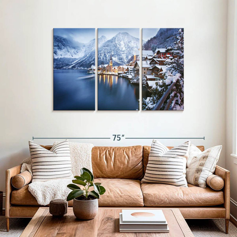 Sebbie Wintry Hallstatt, 36" H x 57" W