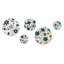 Lorimier - Ensemble de 5 reproductions d'art floral