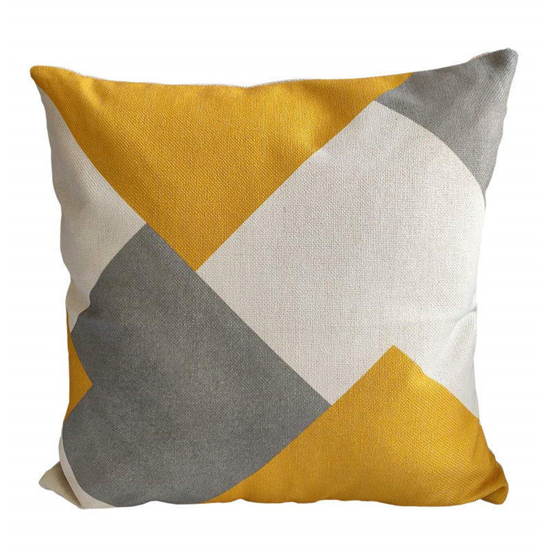 Offerman Abstract Square Throw Pillow Cover