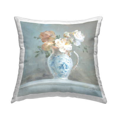 Design de coussin décoratif Heirloom Floral Bouquet par Danhui Nai