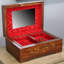 Coffret décoratif en bois sculpté à la main en bois de rose Abramson
